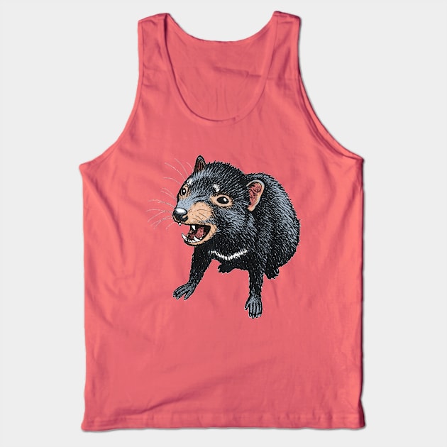 The devil Tank Top by CaroleBielicki